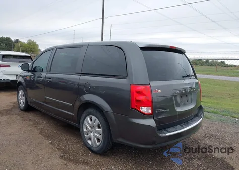 2016 Dodge Grand Caravan American Value Pkg из США, поврежденный, VIN 2C4RDGBG2GR108263